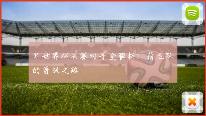 年世界杯决赛对手全解析：荷兰队的晋级之路