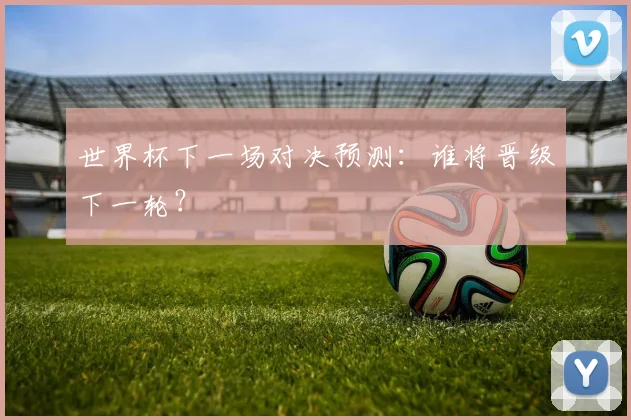 世界杯下一场对决预测：谁将晋级下一轮？